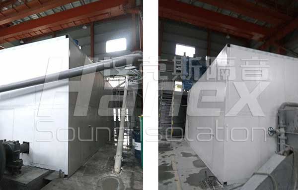 浙江紫晶礦業濕式球磨機噪聲治理案例照片2