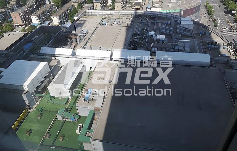 馬鞍山金鷹天地裙房屋面設備降噪案例-南京金鷹國際集團有限公司