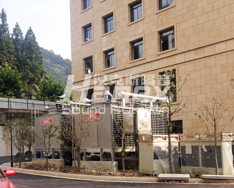 冷卻塔及風冷熱泵降噪工程案例-杭州市第七人民醫院